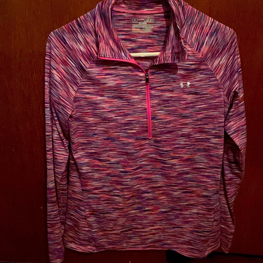 Under Armour Women’s Medium 1/2 zip Multi-color Top All season gear